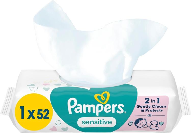 Pampers 52kpl Sensitive Baby Wipes puhdistuspyyhe