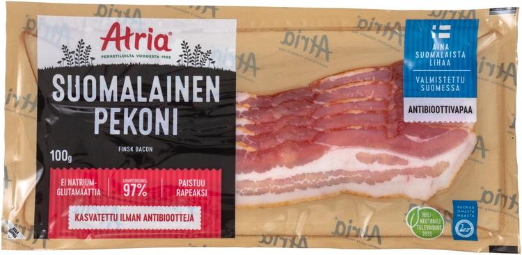 Atria Suomalainen Pekoni 100g