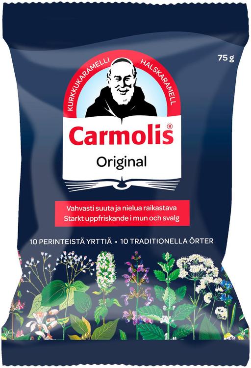 Carmolis yrttikaramelli 75 g