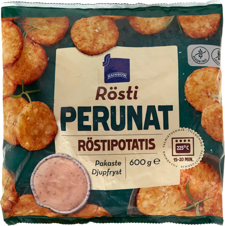 Rainbow röstiperunat 600 g pakaste