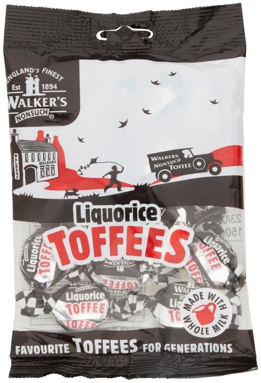 Walkers 150g Liquorice Toffee kermakaramelli