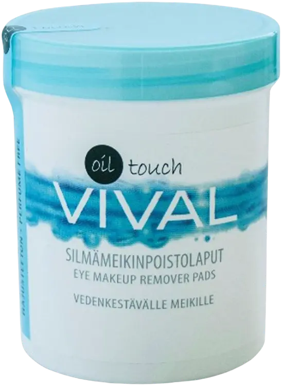 Vival 100kpl Oil Touch Silmämeikinpoistolaput vedenkestävälle meikille