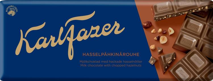 Karl Fazer Hasselpähkinärouhe suklaalevy 180 g