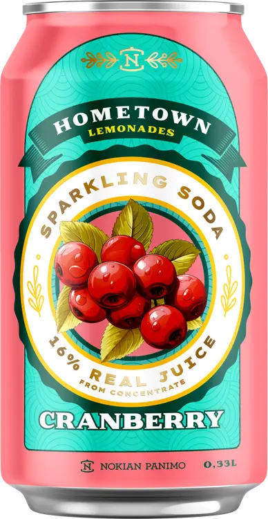 Hometown Lemonades Cranberry Lemonade 0,33l