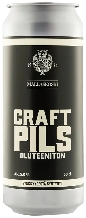 Mallaskoski Craft Pils Gluteeniton 5,0% 50 cl