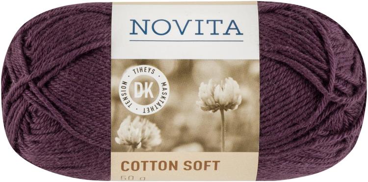 Novita Cotton Soft 50g luumu 768