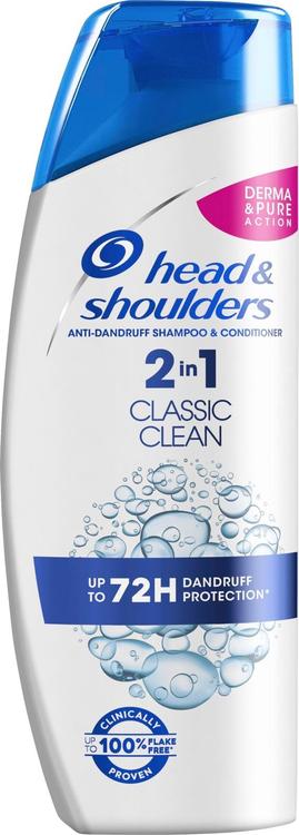 head&shoulders 225ml Classic Clean 2in1 shampoo