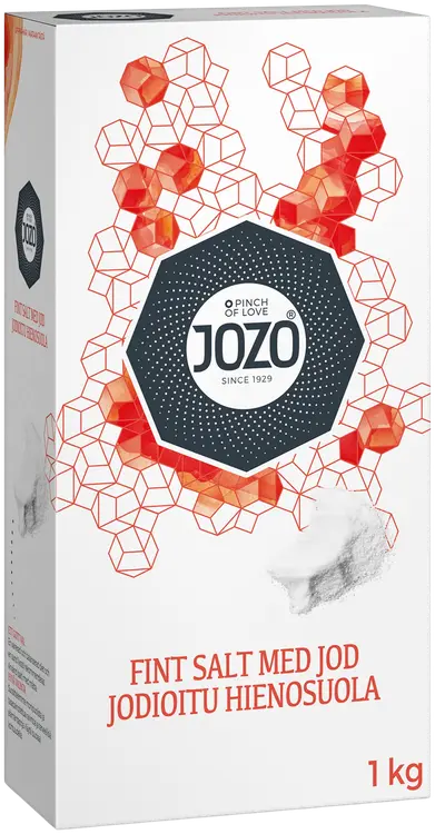 JOZO 1kg Hieno suola jodioitu
