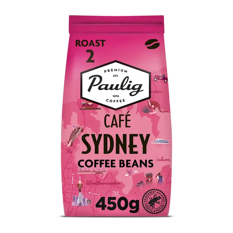 Paulig Café Sydney kahvi kahvipapu 450g