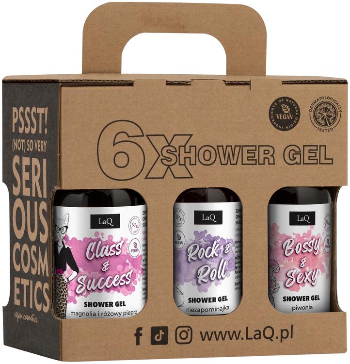 Kinkekomplekt Laq dušigeel mini 6x100ml naistele