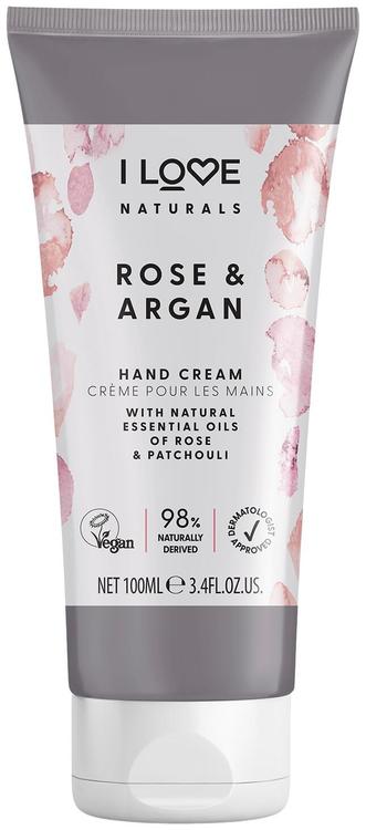 I Love Naturals käsirasva Ruusu & Argan 100ml