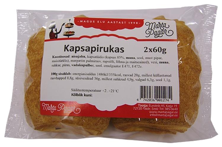 Kapsapirukas, 2 tk, 120 g