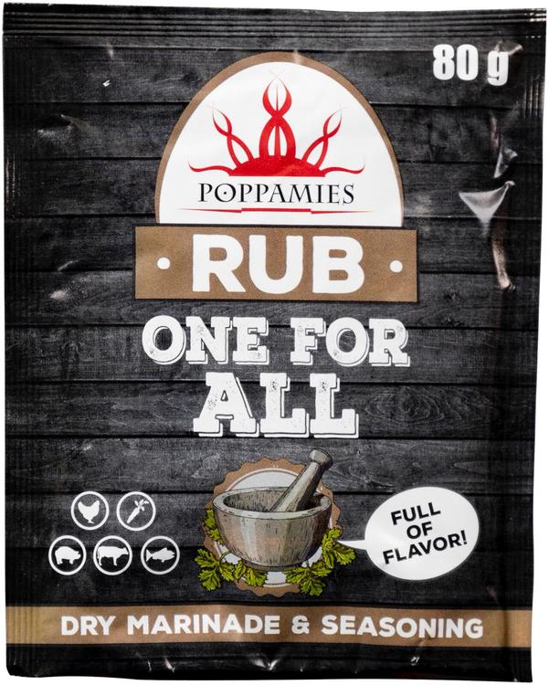 Poppamies Rub One For All mausteseos 80g