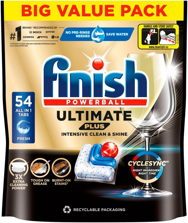 Finish Ultimate Plus Konetiskitabletti 54kpl