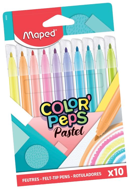 Viltpliiats colorpeps jungel pastel 12tk