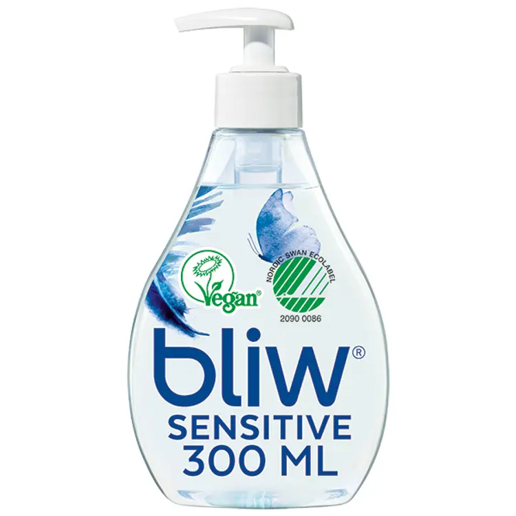 Bliw Sensitive pumppupullo nestesaippua 300ml
