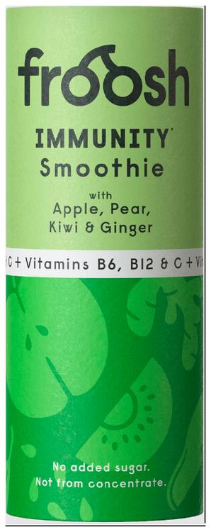 Froosh Smoothie Immunity Omena, päärynä, kiivi ja inkivääri 235 ml