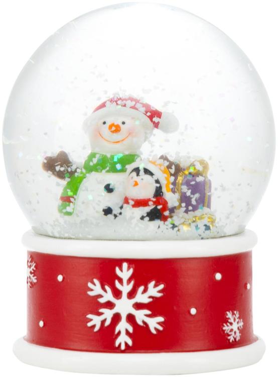 Lumisadepallo eläimet LED 6,5 cm