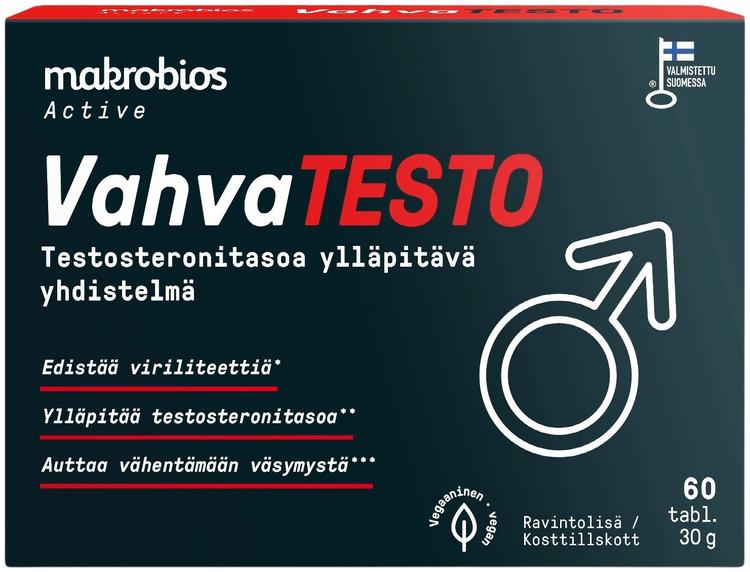 Makrobios Vahva Testo 60 tablettia 30g
