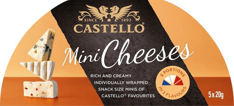 Castello Mini cheeses 5x20g