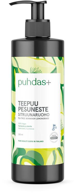 Puhdas+ Teepuu pesuneste sitruunaruoho 250 ml