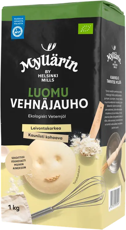 Myllärin Luomu Leivontakarkea Vehnäjauho 1 kg