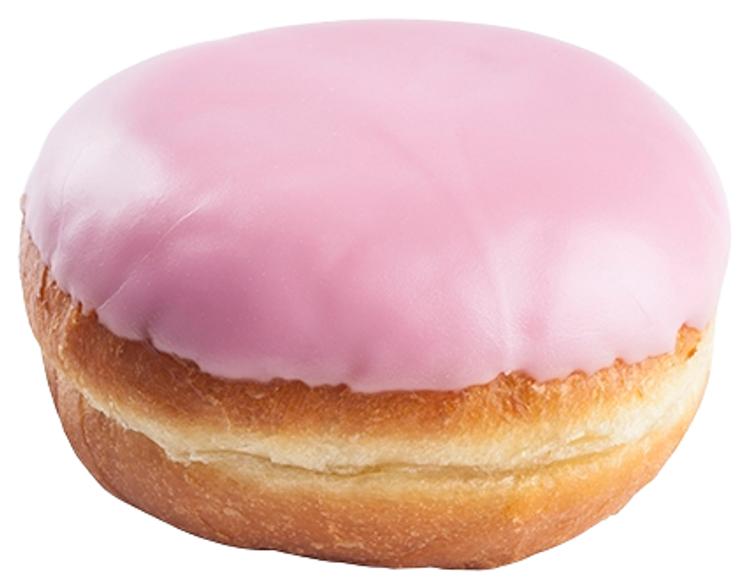 Vaarikatäidisega pontšik glasuuriga