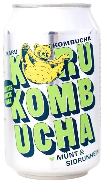 Karu Kombucha mündi-sidruniheina 330ml