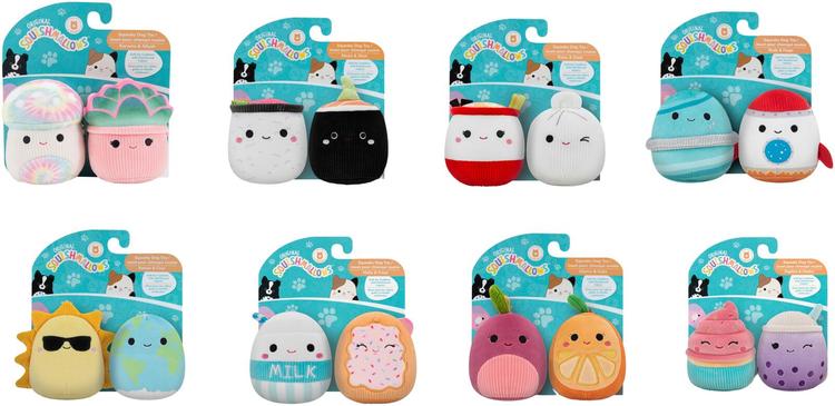 Squishmallows Squeaky pehmolelu tuplapakkaus 9cm