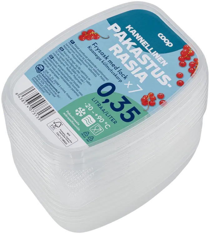 Coop kannellinen pakastusrasia 0,35L 7kpl