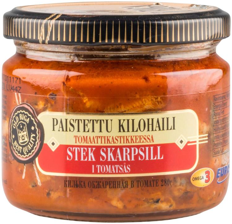 Old Riga Paistettu kilohaili tomaattikastikkeessa 280g/175g