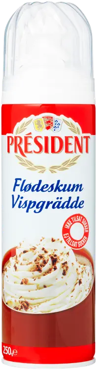 Président sokeroimaton kermavaahto spray 250g
