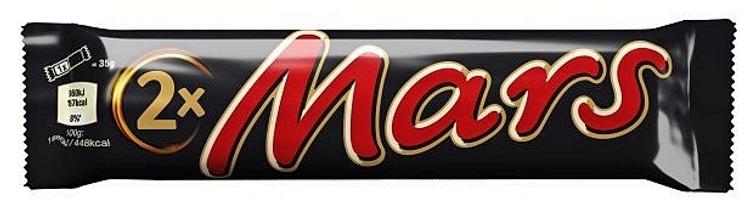 Mars 2-pack suklaapatukka (70 g)