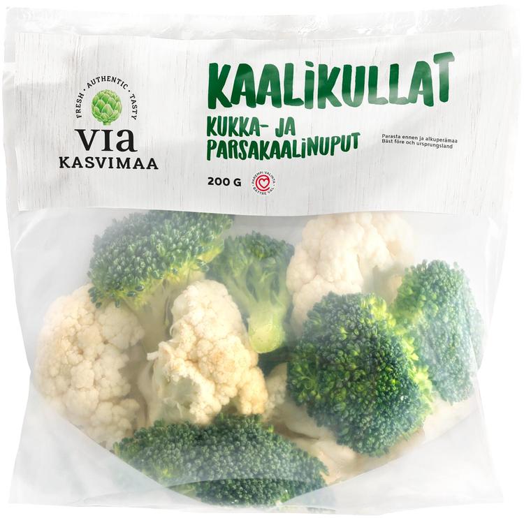 Via Kasvimaa Kaalikullat kukka- ja parsakaalinuput 200 g