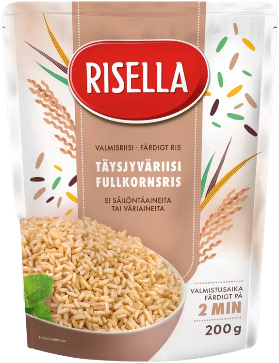 Risella Valmisriisi Täysjyväriisi 200g