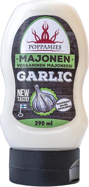 Poppamies Majonen Garlic vegaaninen majoneesi 290ml