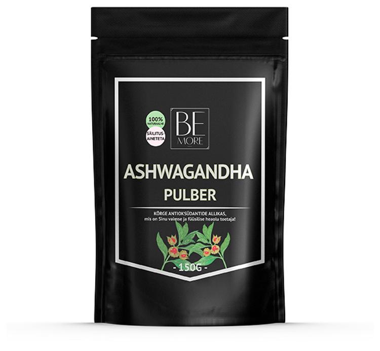 Ashwagandha juure pulber Be More 150g