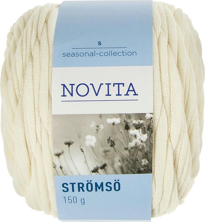 Novita lanka Strömsö 150g luonnonvalkoinen