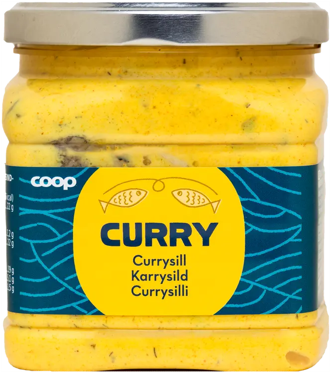 Coop currysilli 470 g