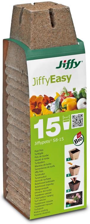 Turbapott Jiffy 8 cm 15 tk