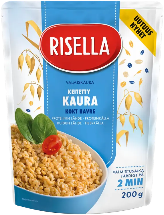 Risella 200g Valmis Keitetty Kaura 2 min