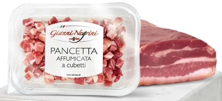 G.Negrini suitsutatud pancetta kuubikud 80 g