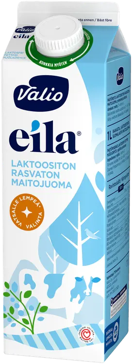 Valio Eila® rasvaton maitojuoma 1 l laktoositon