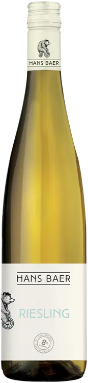 Hans Baer Riesling 8,0 til-% valkoviini 0,75l pullo