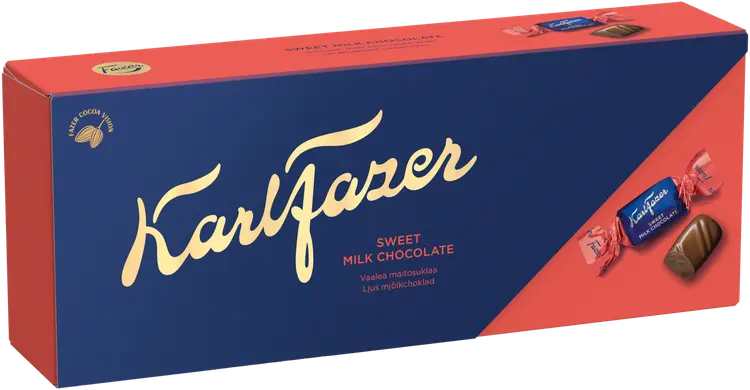 Karl Fazer Vaalea Maitosuklaa suklaakonvehti 250g