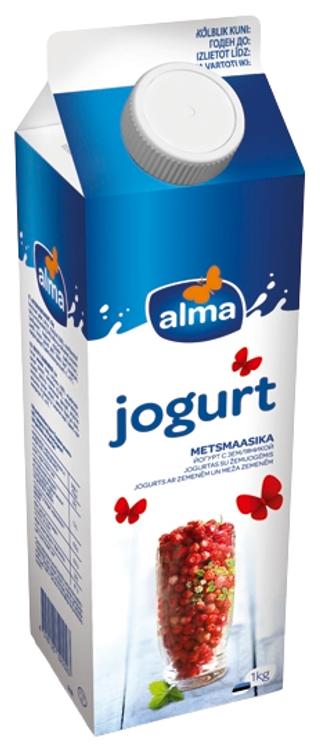 Metsmaasikajogurt, 1 kg