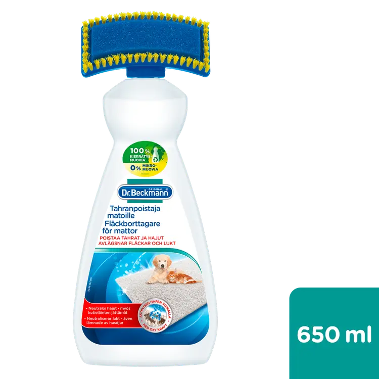 Dr Beckmann 650ml Tahranpoistaja matoille