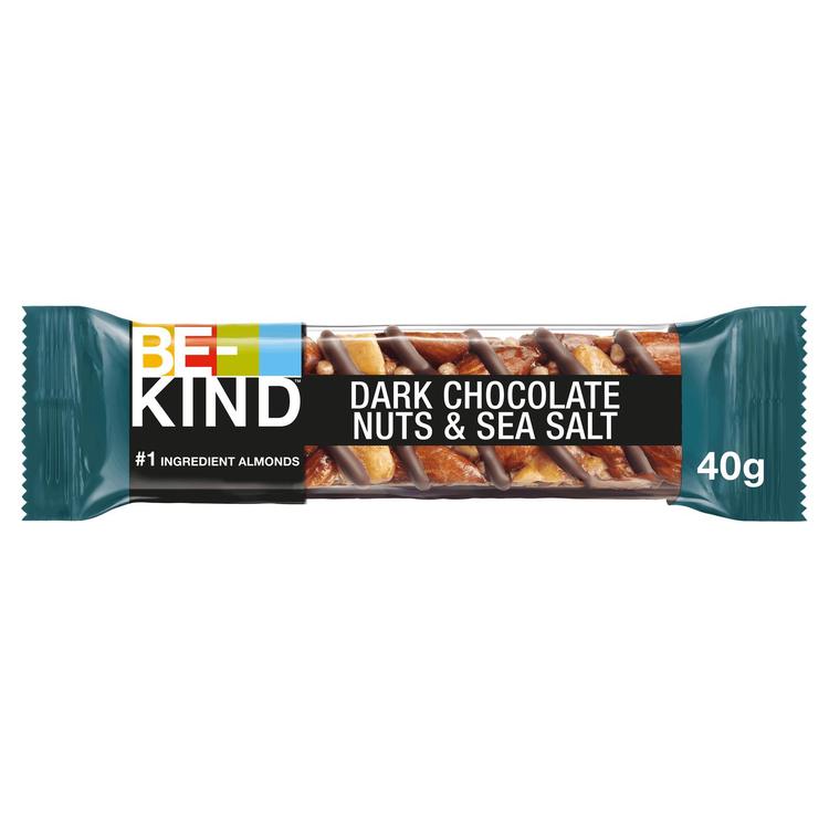 BE-KIND Dark Chocolate Nuts & Sea Salt pähkinäpatukka (40 g)