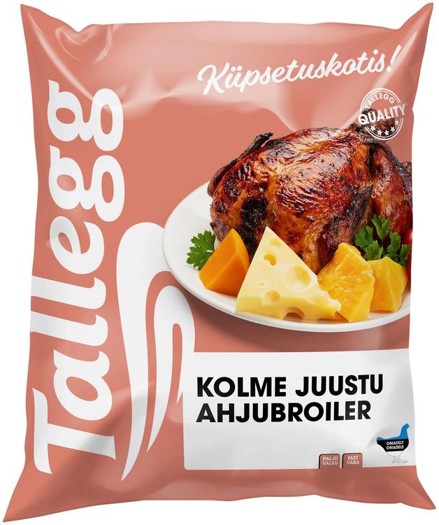 Kolme juustu ahjubroiler