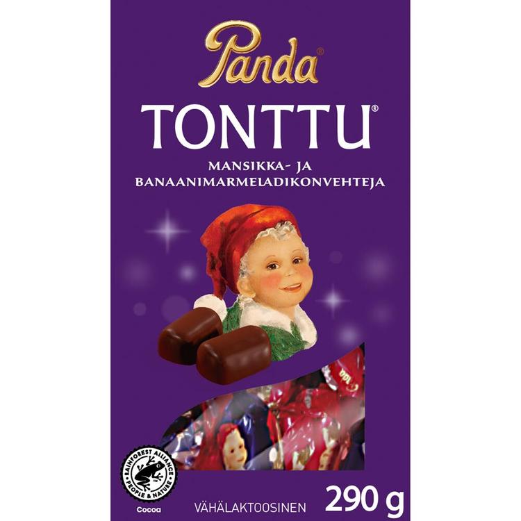 Panda Tonttu suklaakonvehti 290g